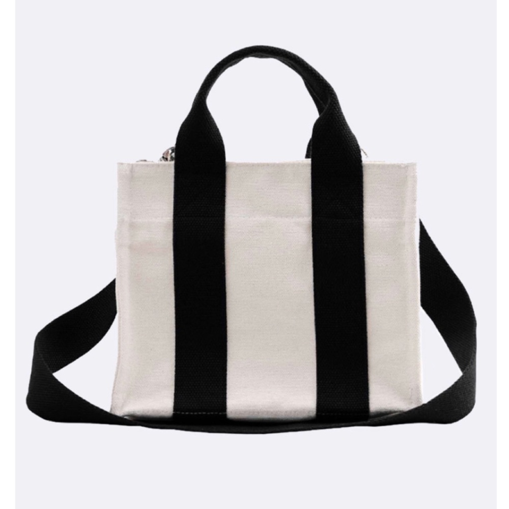 Small Canvas Tote ~ Black